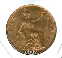 1902 Great Britain Penny Finest Grade Gem Bu Red Rare