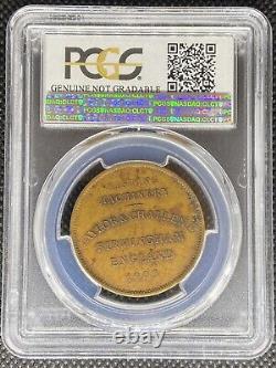 1903 Great Britain Taylor & Challen Rare Token Coin Pcgs Au-detail