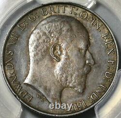 1904 PCGS AU 53 Florin Edward VII Great Britain Rare Silver Coin (20070403C)