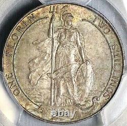 1904 PCGS MS 62 Florin Edward VII Great Britain Rare Silver Coin (23080201D)