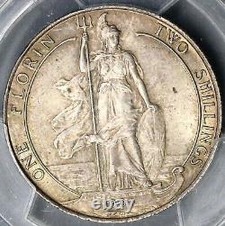 1904 PCGS MS 64 Florin Edward VII Great Britain Rare Silver Coin (19040201C)