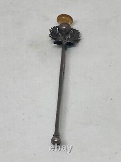 1907 Adie & Lovekin Great Britain Sterling Silver Olympic Pin RARE