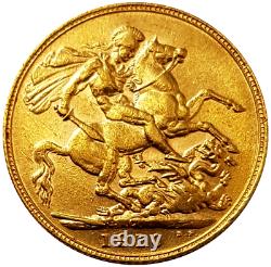 1910-C King Edward VII Gold Sovereign (Ottawa / Canada) VERY RARE