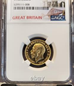 1911 Great Britain Gold 1 Sovereign George V Ngc Pf 66 Cameo Extremely Rare