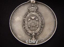 1921 Great Britain The Prince Of Wales Visit To India Silver Medal Very Rare