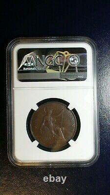 1926 Great Britain One Penny NGC VF30 BN RARE MODIFIED BUST 1P Coin BUY IT NOW