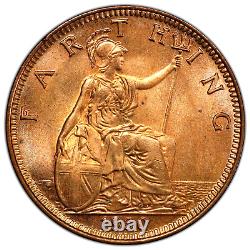 1930 Great Britain Farthing PCGS MS66RD Rare Top Coin 1/3