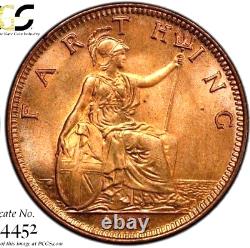 1930 Great Britain Farthing PCGS MS66RD Rare Top Coin 1/3