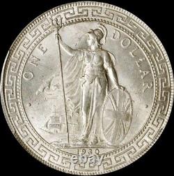 1930 Great Britain Trade Dollar Silver Rare Coin Prid-28 Pcgs Ms63