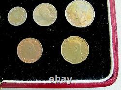 1937 Great Britain / Uk Proof Like Mint Set 15 Coins 11 Silver / 4 Maundy Rare