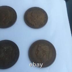 1937 To 1952 Half Penny Coin Collection Great Britain -VERY RARE