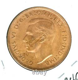 1944 Great Britain Penny Finest Grade Gem Bu Red Very Rare