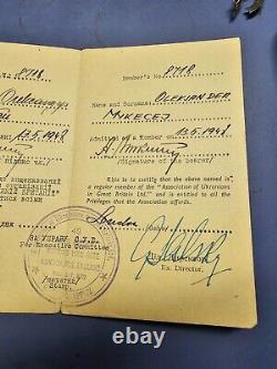 1948 Association Of Ukrainians In Great Britain Membership Card London RARE