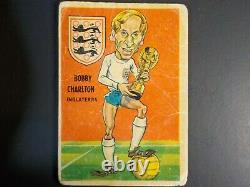 1967 figuritas Sport Argentina Soccer Card Bobby Charlton #9 Rare