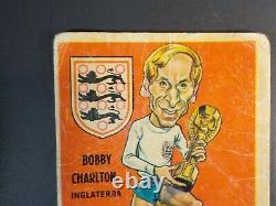 1967 figuritas Sport Argentina Soccer Card Bobby Charlton #9 Rare