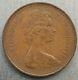 1971 New Pence 2p British Elizabeth Ii Coin Very Rare