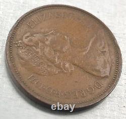 1971 NEW PENCE 2p British Elizabeth II Coin Very Rare