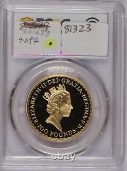 1992 Great Britain 4 Coin Set Gold Britannia PCGS PR69 Deep Cameo Rare 500 made