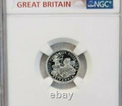 1997 Great Britain Silver 20 Pence Britannia Ngc Pf 69 Ultra Cameo Rare Top Pop