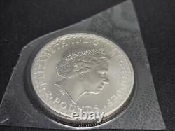 1998 Great Britain 1 oz Silver Britannia- Rare Date! Sealed In Mint Plastic