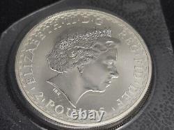 1998 Great Britain 1 oz Silver Britannia- Rare Date! Sealed In Mint Plastic