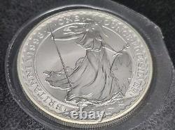 1998 Great Britain 1 oz Silver Britannia- Rare Date! Sealed In Mint Plastic