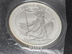 1998 Great Britain 1 oz Silver Britannia- Rare Date! Sealed In Mint Plastic