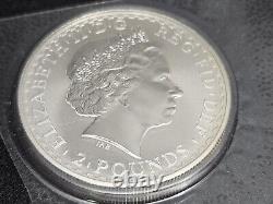 1998 Great Britain 1 oz Silver Britannia- Rare Date! Sealed In Mint Plastic