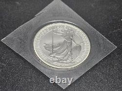 1998 Great Britain 1 oz Silver Britannia- Rare Date! Sealed In Mint Plastic