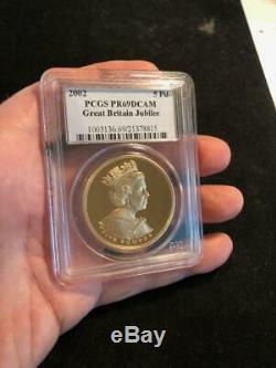 2002 Great Britain 5 Pound Sovereign Gold Coin PCGS PR69DCAM (1.1775 AGW) RARE