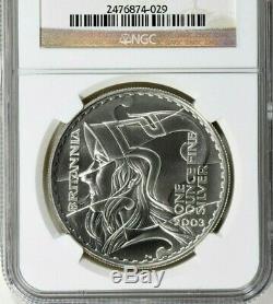 2003 Great Britain Britannia £2 Silver 1 oz Coin NGC PF 69 UC Rare Proof Coin