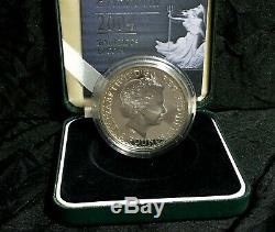 2004 Great Britain Britannia 1 oz £2 proof silver rare coin Mint 2,174