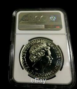 2005 Great Britain Seated Britannia £2 Silver 1 oz Coin NGC MS 69 DPL Rare Coin
