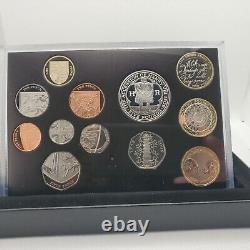 2009 PROOF UK GREAT BRITAIN ROYAL MINT Coin Set Rare KEW GARDENS 50p Deluxe case