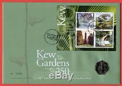 2009 RMC73 Royal Botanic Kew Gardens 50p Coin Cover. MS2941. RARE