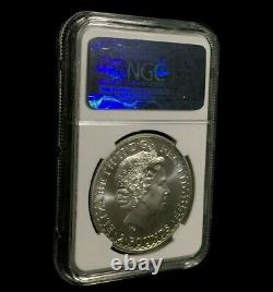 2010 BRITANNIA NGC MS 70 GREAT BRITAIN Rare Silver Coin