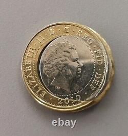 2010 Rare £2 Two Pound Error Coin Strike Collar Misaligned Error Very Rare Coin