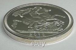 2013 Great Britain. 999 Silver 5 Pound Proof Sovereign 1 Oz RARE Coin Only 10K