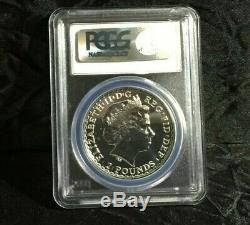 2013 PCGS MS70 Great Britain Britannia 1 oz Silver Coin UK Rare