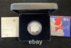2016 Great Britain 1 Oz Silver Britannia & Lion Proof Coin in OGP WithCOA RARE