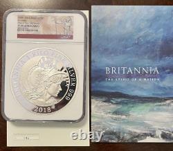 2018 Great Britain s500p Pound Britannia 1 KILO NGC PF70 Ultra Cameo RARE