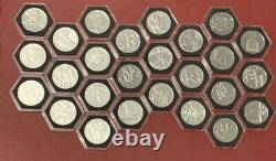 2019 A-Z Full Set 10p Coin In capsules UNC very rare