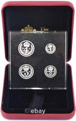 2019 Silver Proof Maundy Money Coin Set St Georges Chapel Very Scare Rare