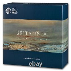 2020 Great Britain 5oz silver Britannia RARE LOW MINTAGE 305