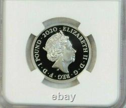 2020 Great Britain Silver 1 Pound David Bowie Ngc Pf 70 Ultra Cameo Rare Perfect