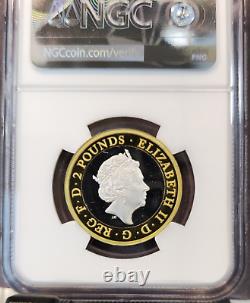 2020 Great Britain Silver 2 Pounds Piefort Mayflower Ngc Pf 69 Ultra Cameo Rare