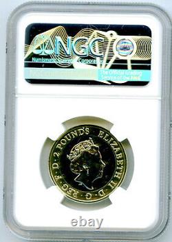 2021 Great Britain 2pd H. G. Wells Ngc Ms70 Dpl First Releases Rare Top Grade=1