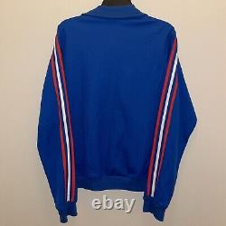 Adidas RARE Blue Great Britain Daley Thompson Olympics Track Jacket Size Medium