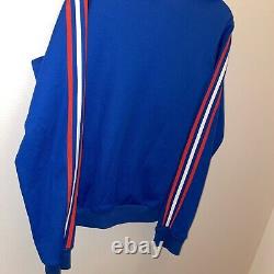 Adidas RARE Blue Great Britain Daley Thompson Olympics Track Jacket Size Medium