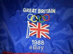 Adidas Ventex rare vintage 1988 Great Britain Olympic windbreaker jacket size L